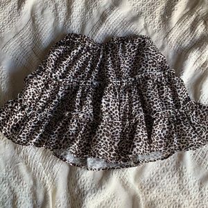 Shein Animal Print Skirt